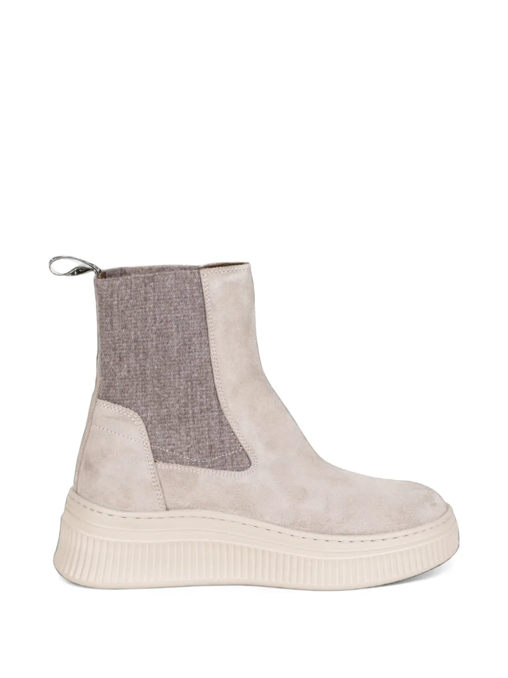 Voile Blanche Flaurence panelled boots - Gris