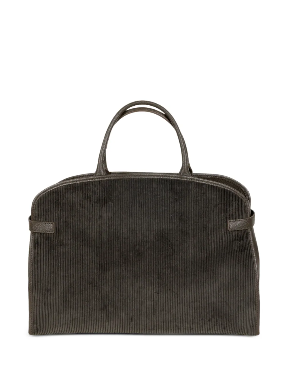 Coccinelle corduroy-effect buckled tote bag Bruin