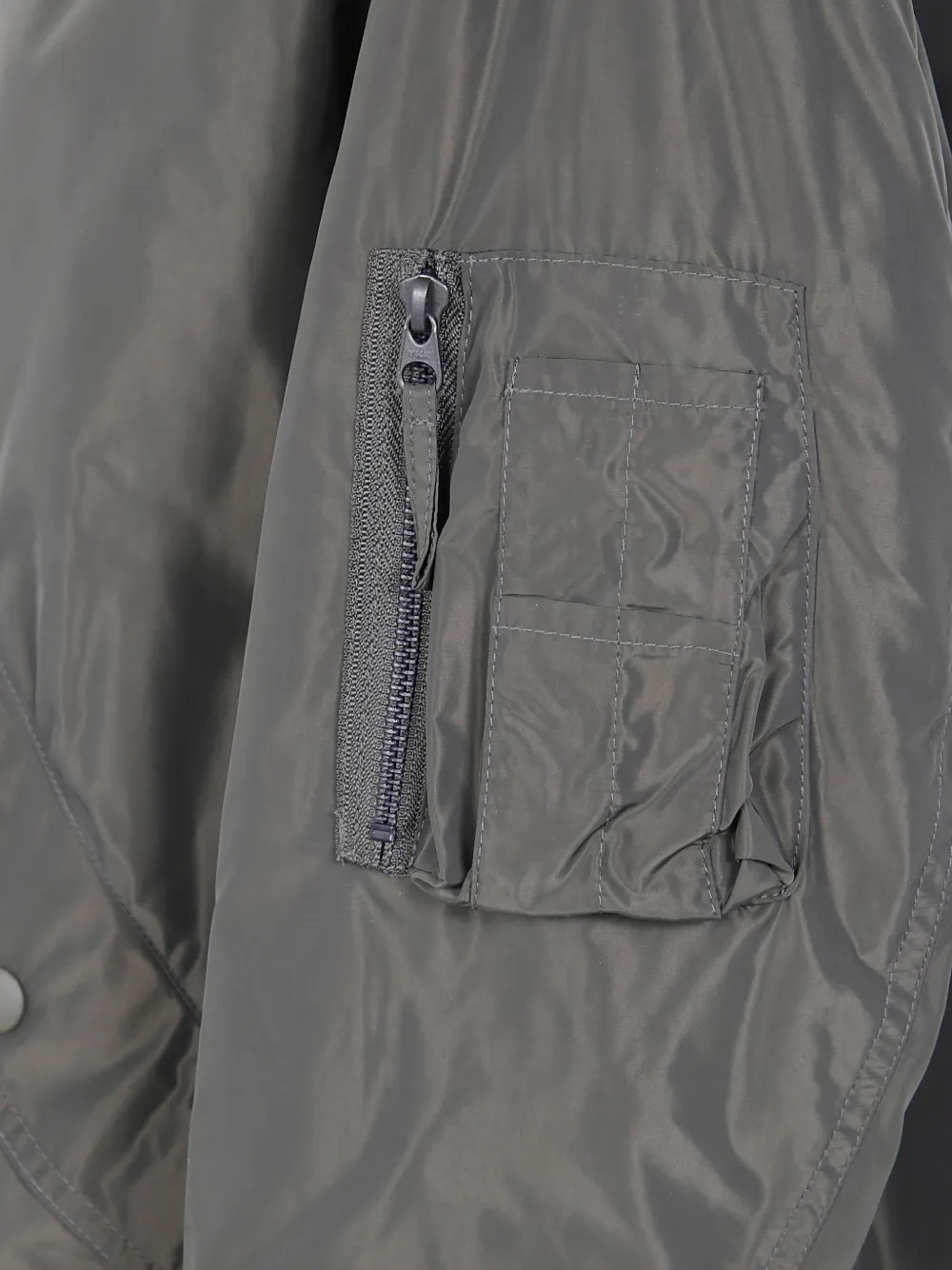 ASPESI zipped bomber coat Groen