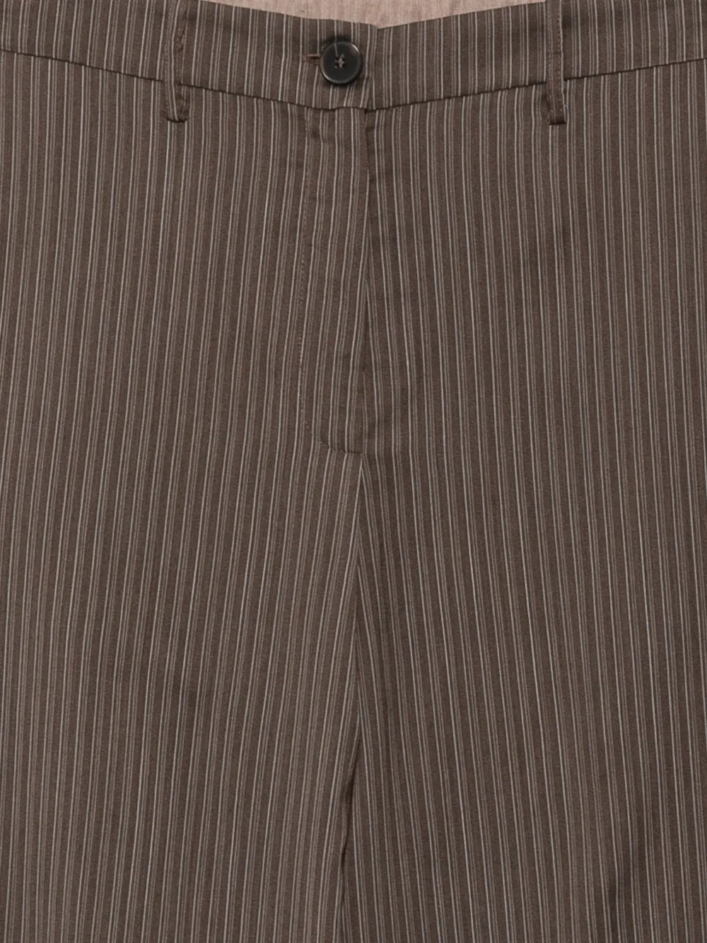 Alysi pinstripe-pattern trousers Bruin