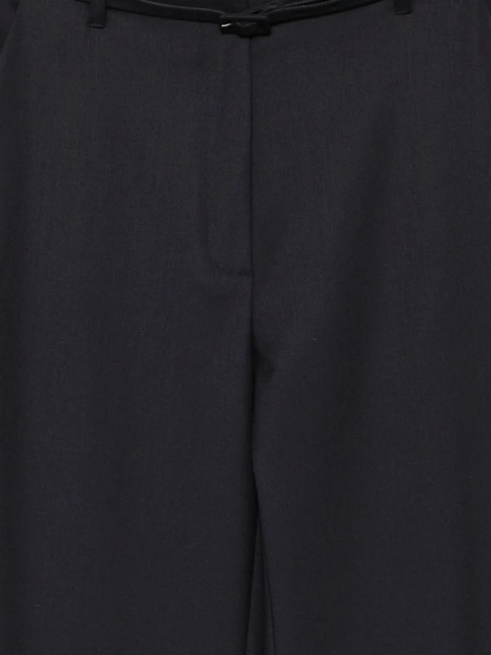 Alysi belted wide-leg trousers Zwart