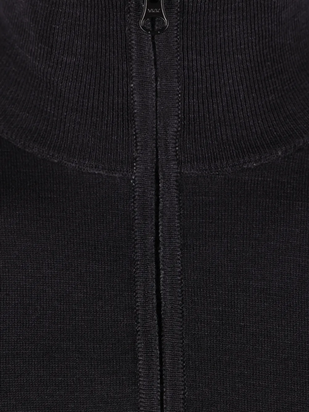 C.P. Company Lens-detail quarter-zip sweater Zwart