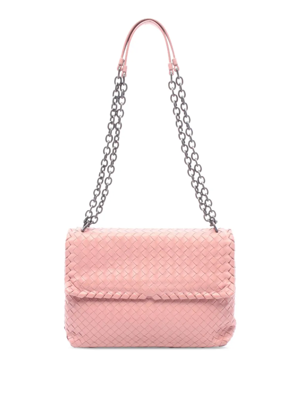 Bottega Veneta Pre-Owned 2012-2026 Small Nappa Intrecciato Olimpia shoulder bag - Rosa