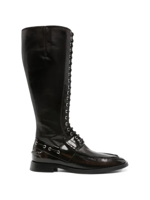 Miista Liesbeth lace-up leather boots