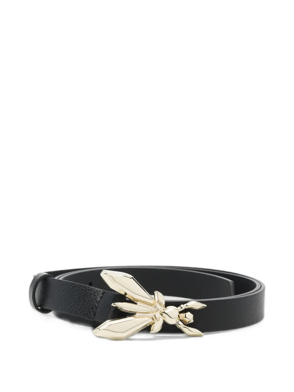 Patrizia Pepe Fly-buckle leather belt - Nero