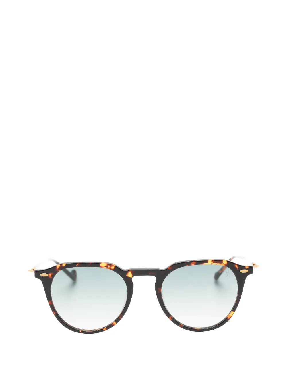 Eyepetizer Seongsu round-frame sunglasses - Marrone