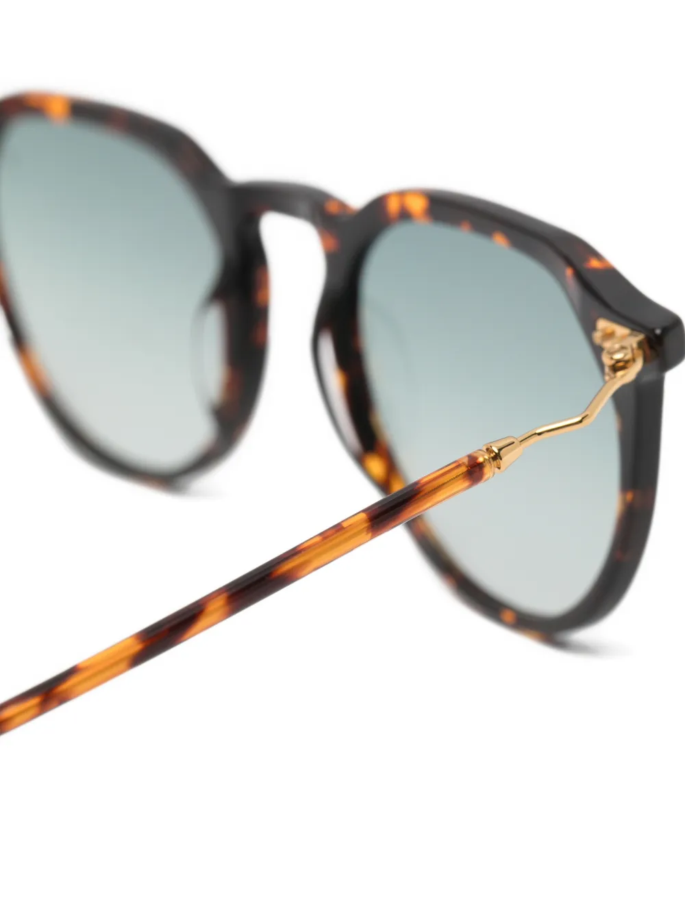 Eyepetizer Seongsu round-frame sunglasses Bruin
