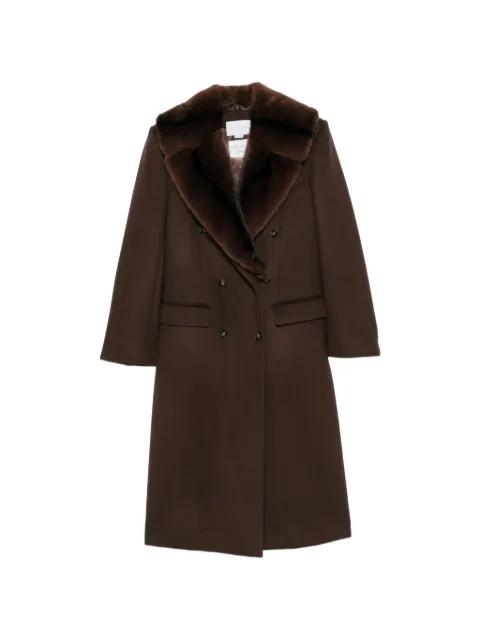 Stella McCartney double-breasted collar-detail coat