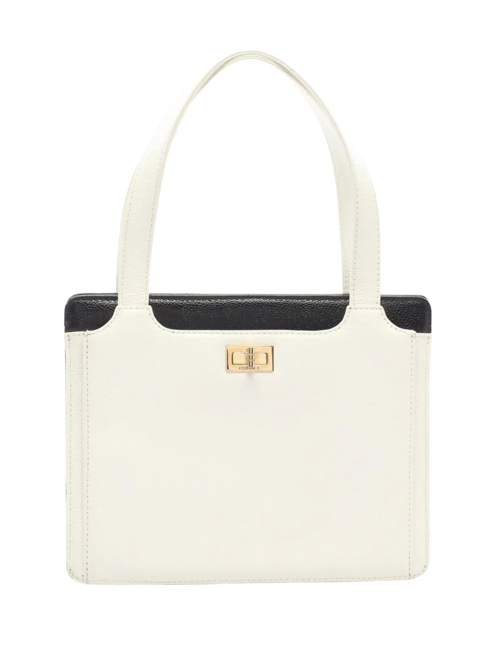 CHANEL Pre-Owned 1997-1999 CC Caviar Reissue 2.55 tote bag - White