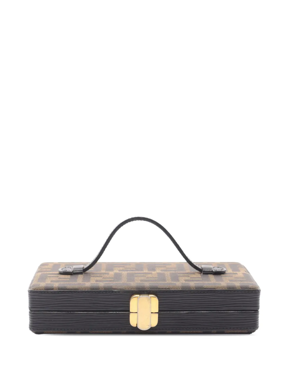 Fendi Pre-Owned 20th Century Zucca Canvas vanity bag - Braun