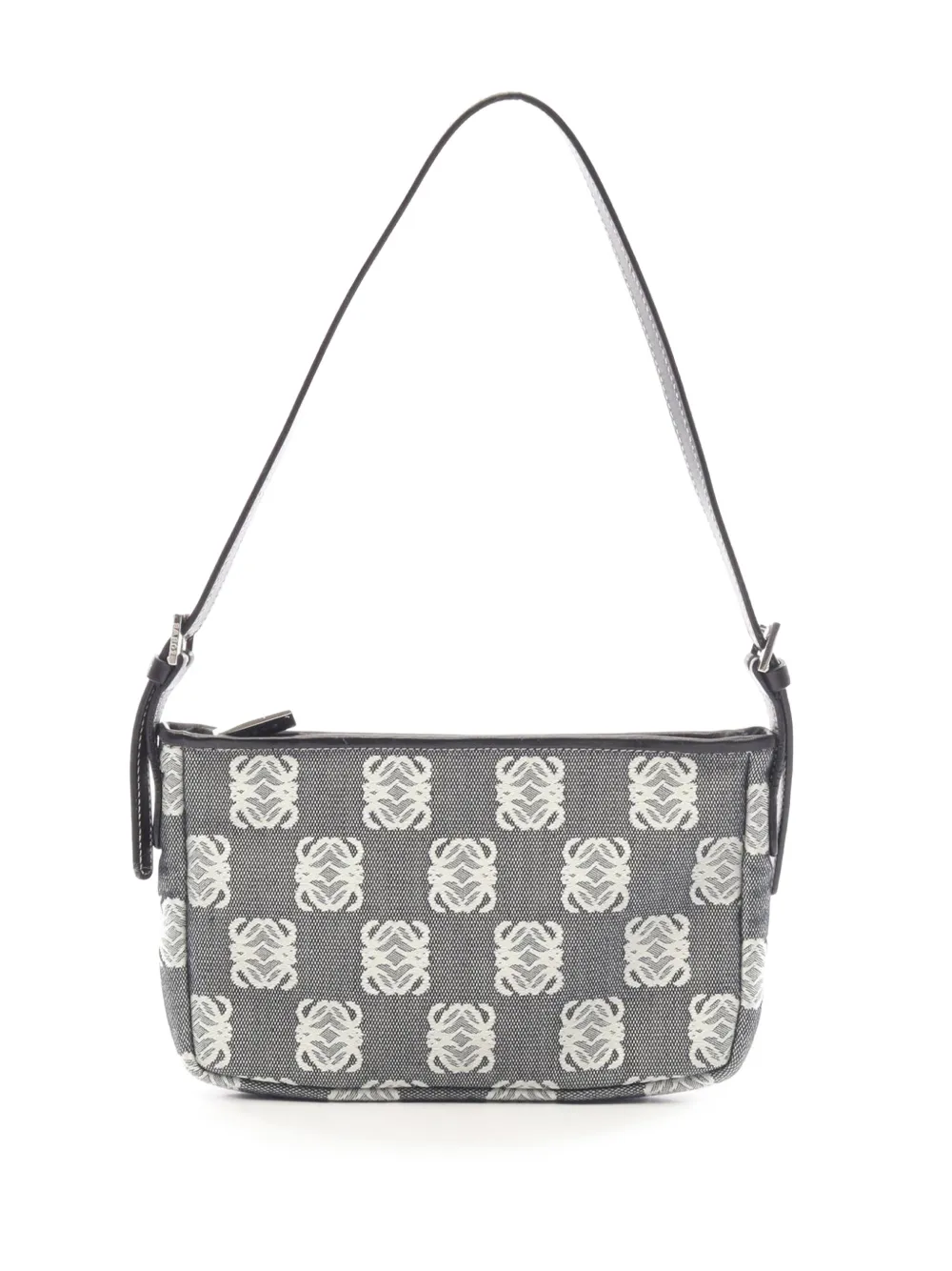 Loewe Pre-Owned 2010-2026 Anagram Canvas Pochette shoulder bag - Grau