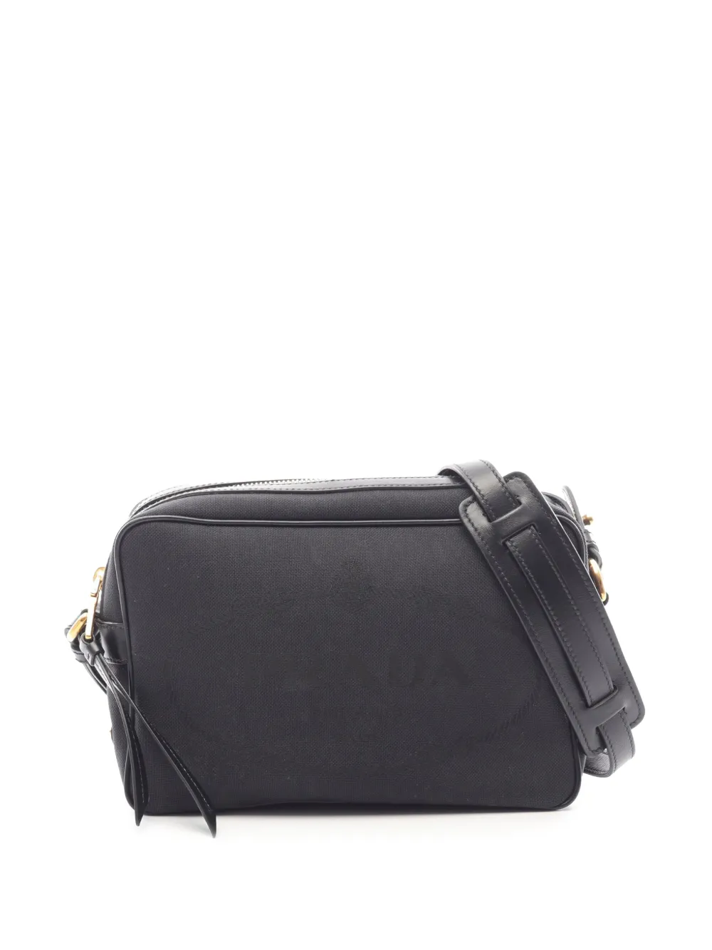 Prada Pre-Owned 2013-2026 Canapa Logo Camera Bag crossbody bag - Nero