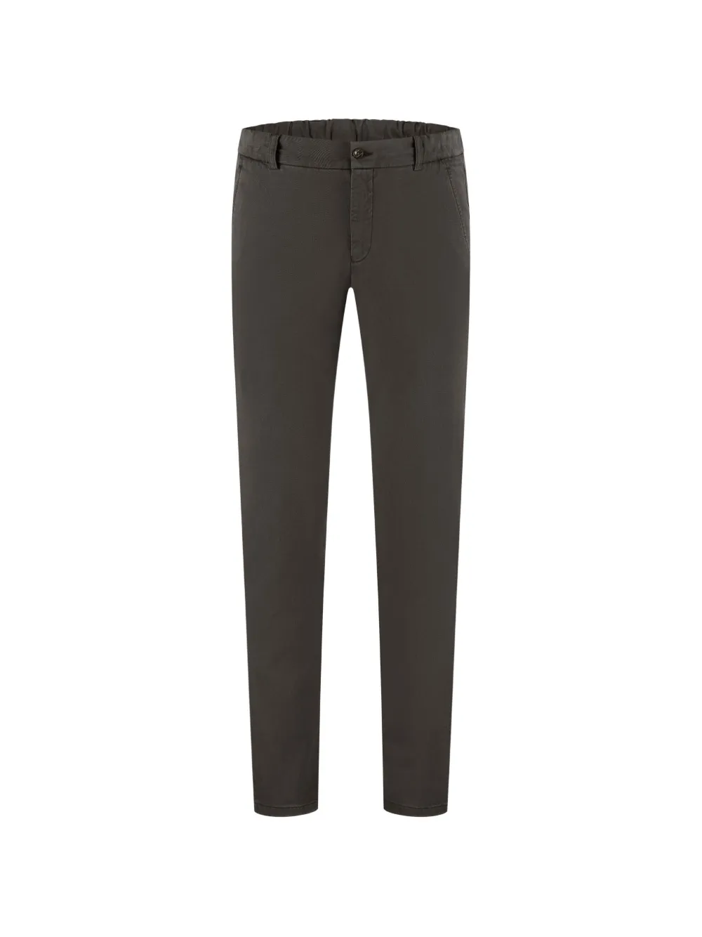 Marco Pescarolo beaded-detail elasticated-waist chinos - Grau
