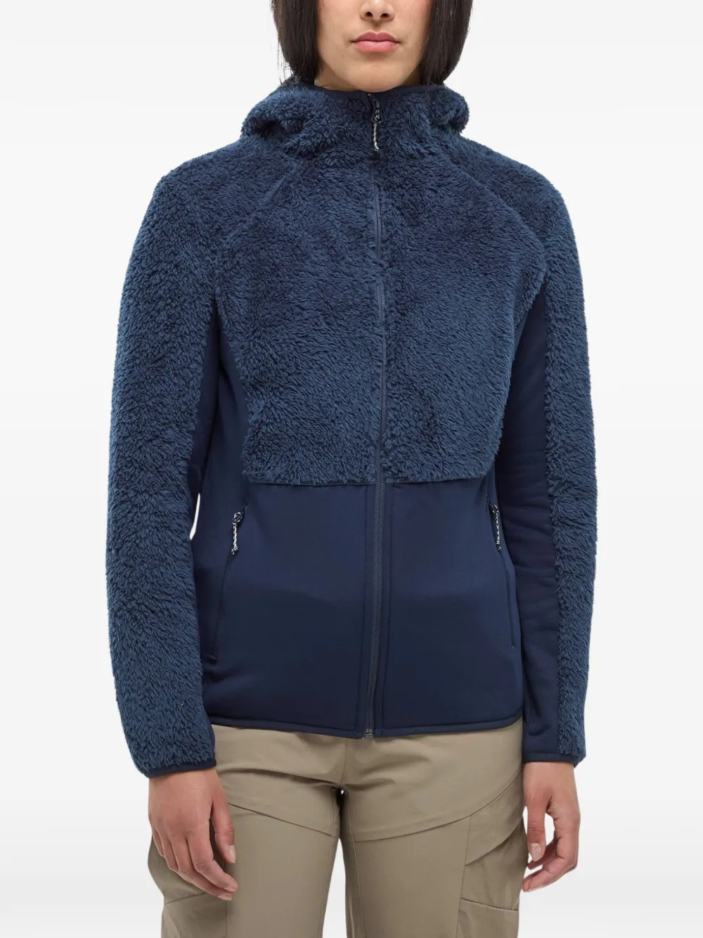 Pascal Millet Chamonix High Loft fleece hoodie Blauw