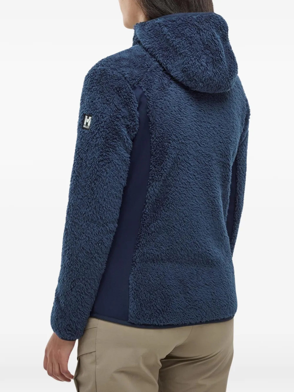 Pascal Millet Chamonix High Loft fleece hoodie Blauw