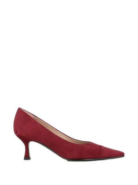 Tassinari Décolleté Bianca pointed-toe suede pumps