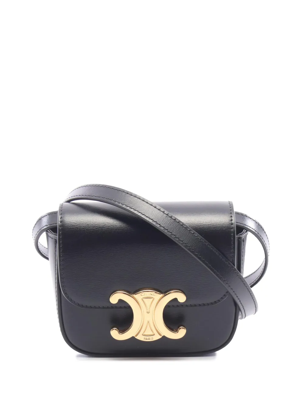 Celine Pre-Owned 2000-2026 Mini Calfskin Claude crossbody bag - Schwarz
