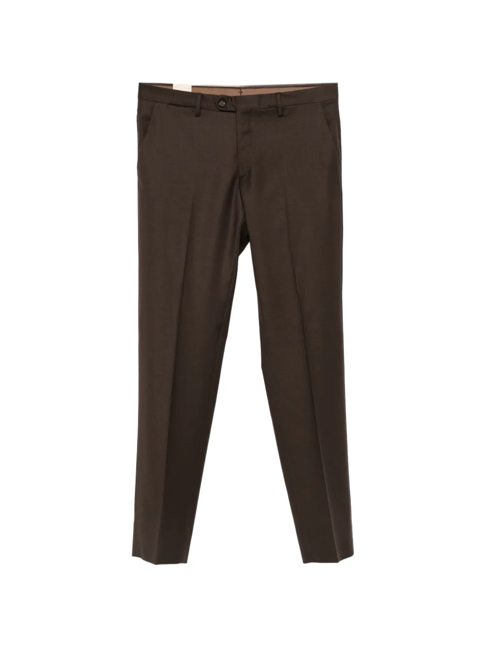 Briglia 1949 belt loops tailored trousers Bruin