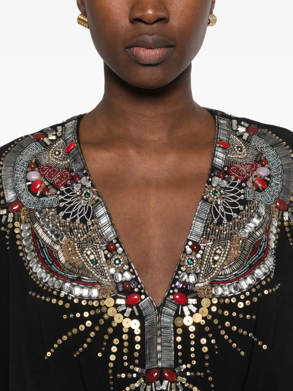 PUCCI embroidery-embellished mini dress Zwart