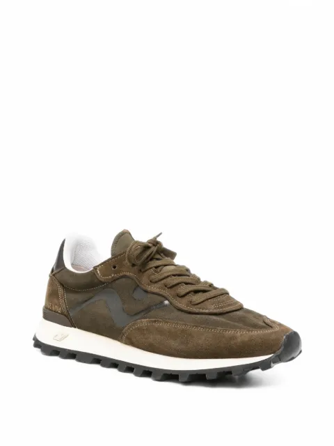NO MAP SOCIETY Veloce panelled sneakers