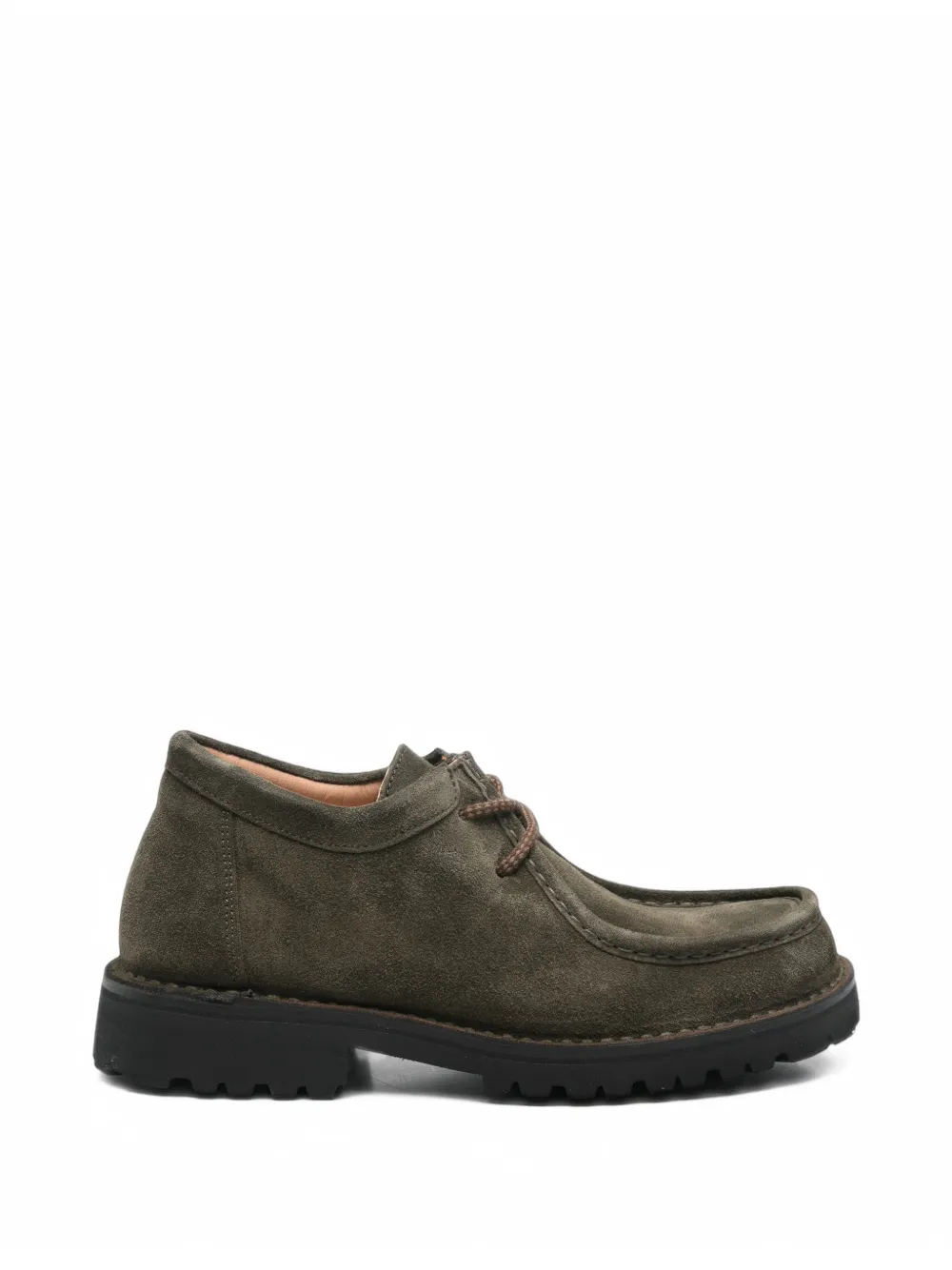 Astorflex suede lace-up boat shoes - Grün