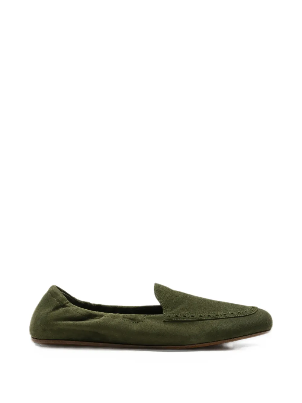 Church's Rika perforated suede loafers - Verde