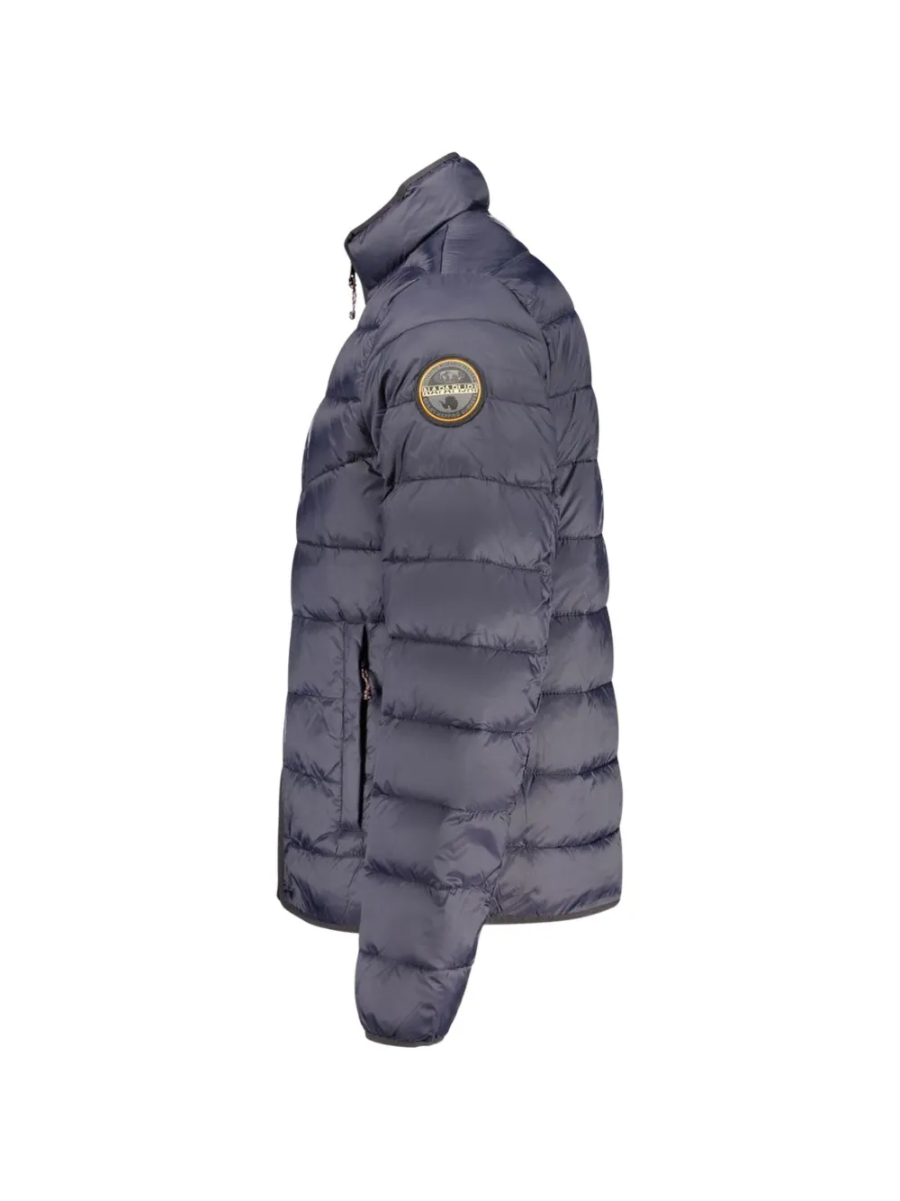 Napapijri Aerons quilted logo-patch jacket Blauw