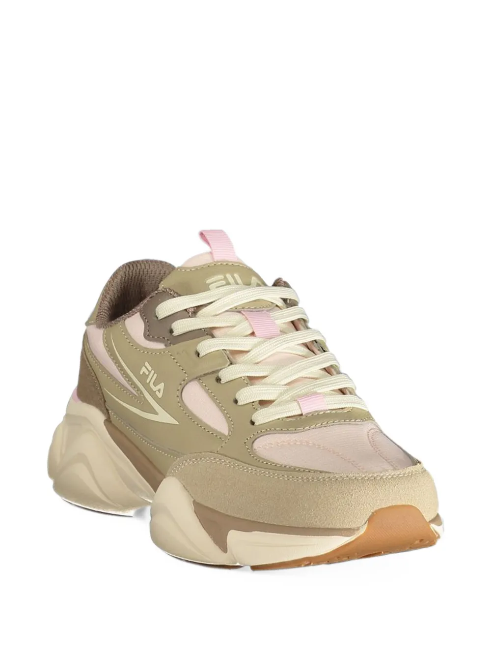 Fila Panelled Chunky-sole Sneakers In Neutral
