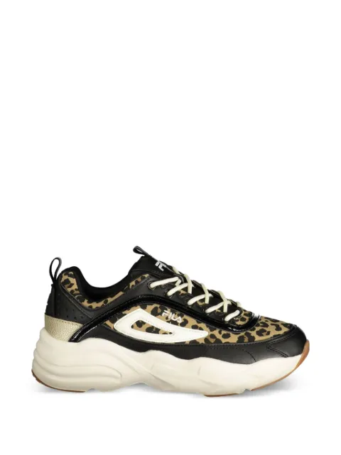Fila leopard-print chunky sneakers