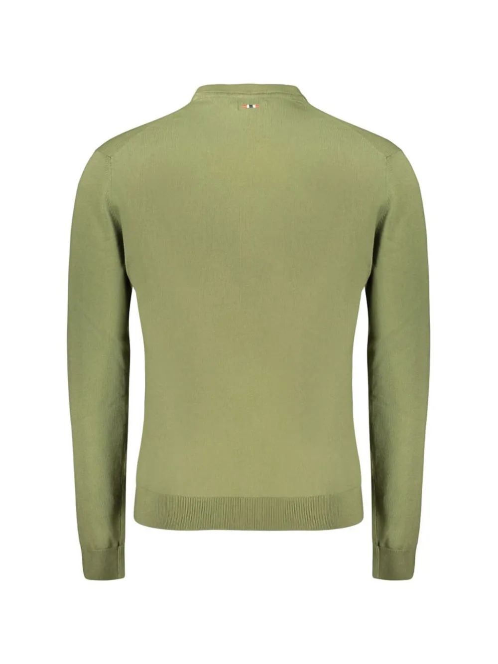 Napapijri Droz crew-neck cotton sweater Groen
