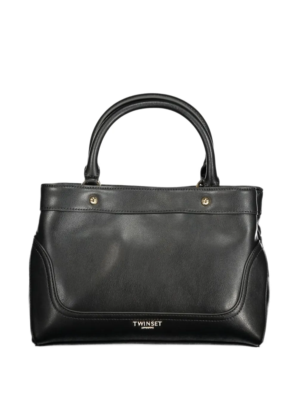 TWINSET logo-plaque tote bag - Nero