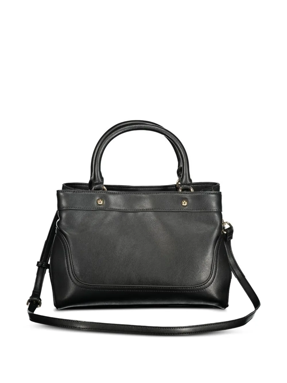 TWINSET logo-plaque tote bag Zwart