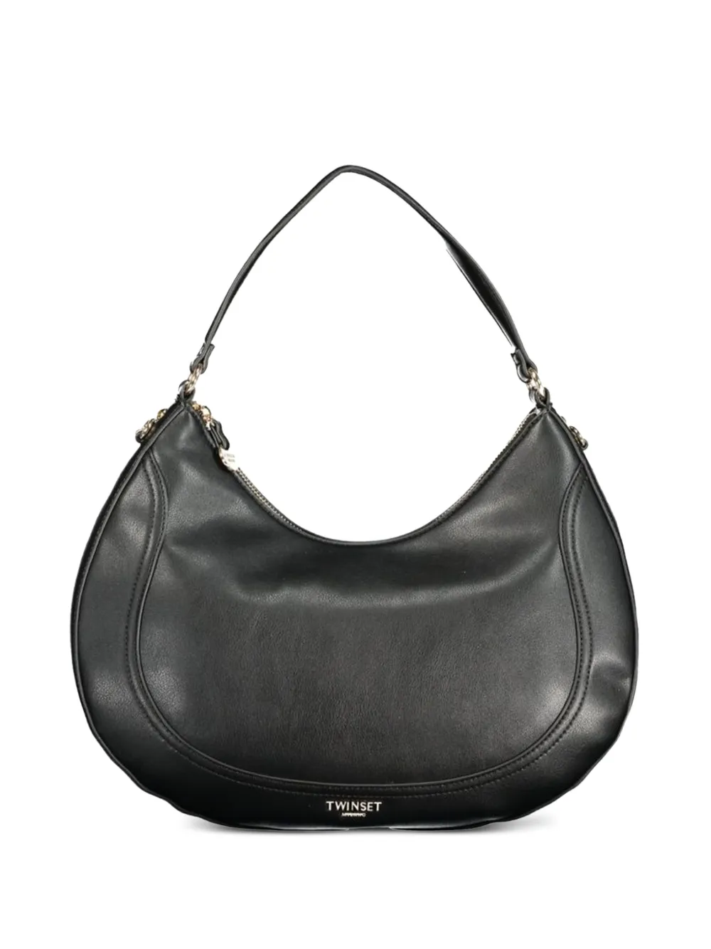 TWINSET logo-plaque tote bag - Schwarz