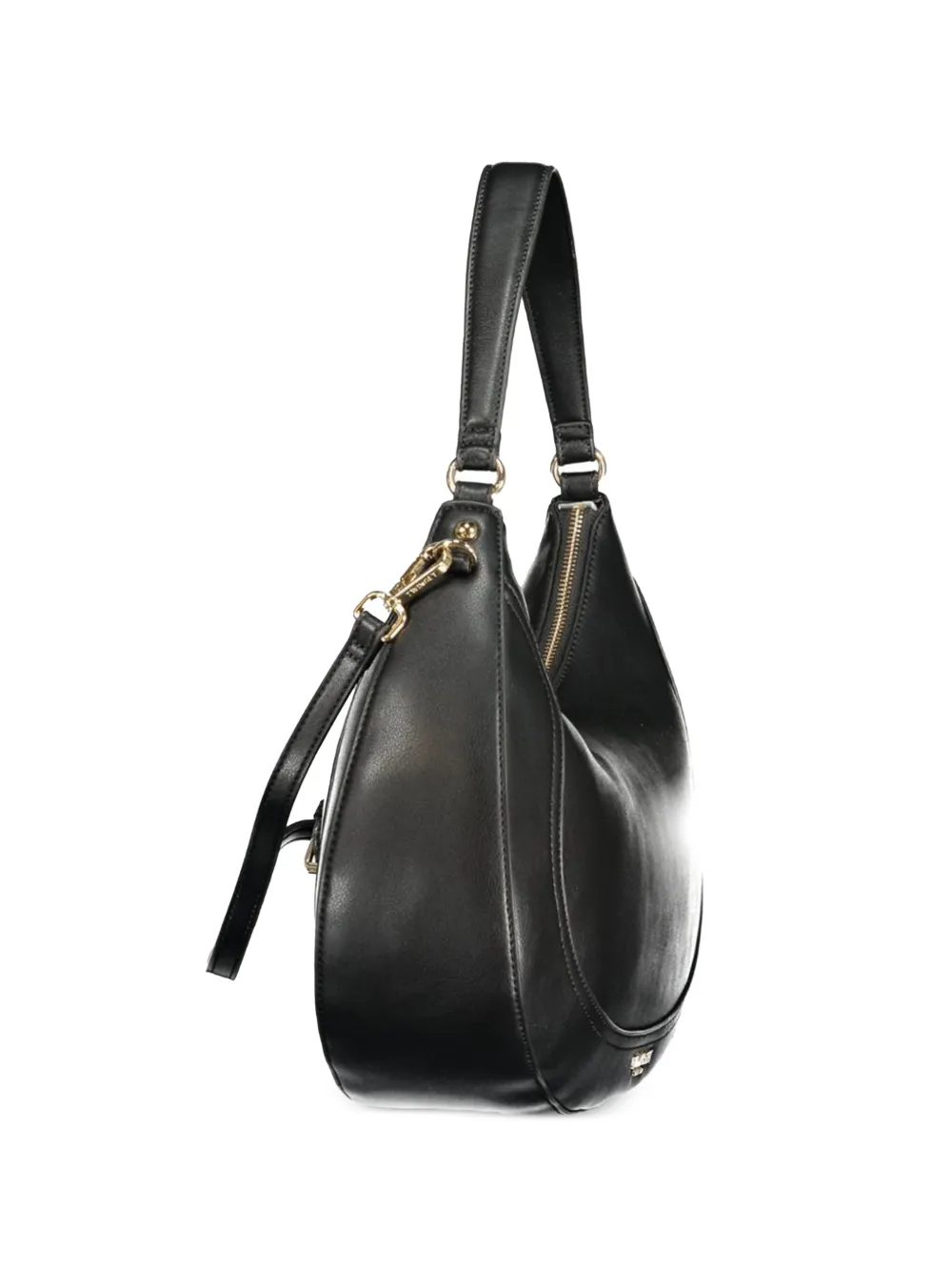 TWINSET logo-plaque tote bag Zwart