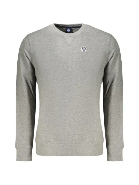 North Sails logo-patch crew-neck sweatshirt