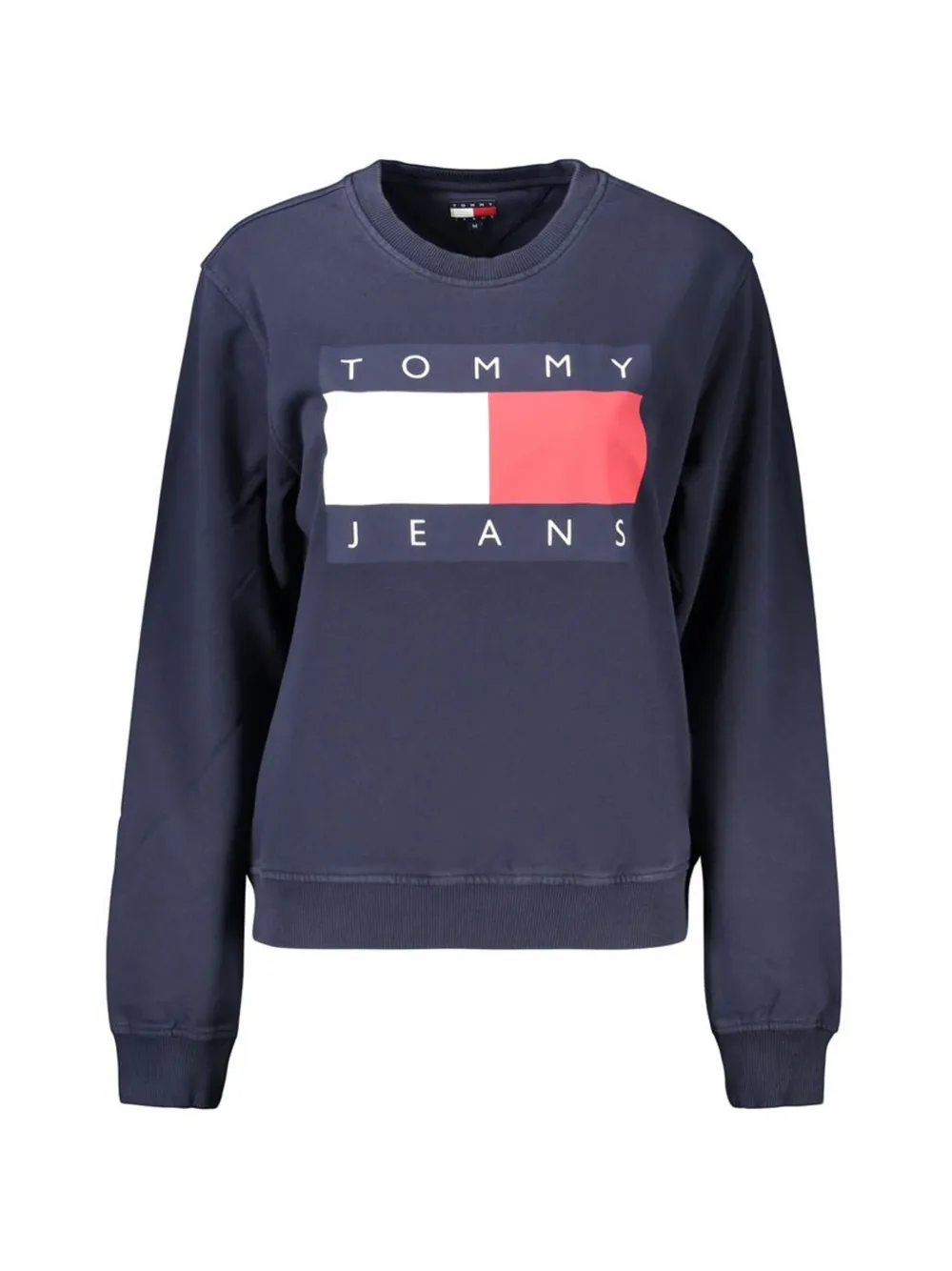 Tommy Hilfiger logo-print sweatshirt Blauw