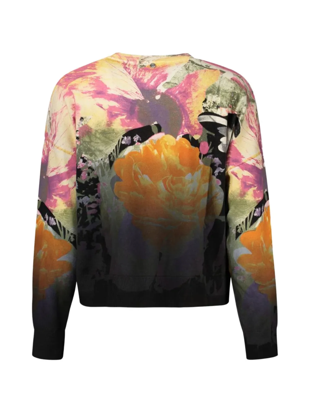 Desigual x M. C. Lacroix floral-print sweater Zwart