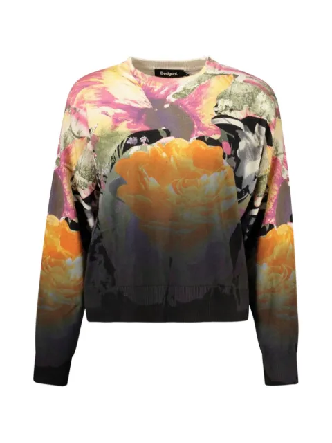 Desigual x M. C. Lacroix floral-print sweater