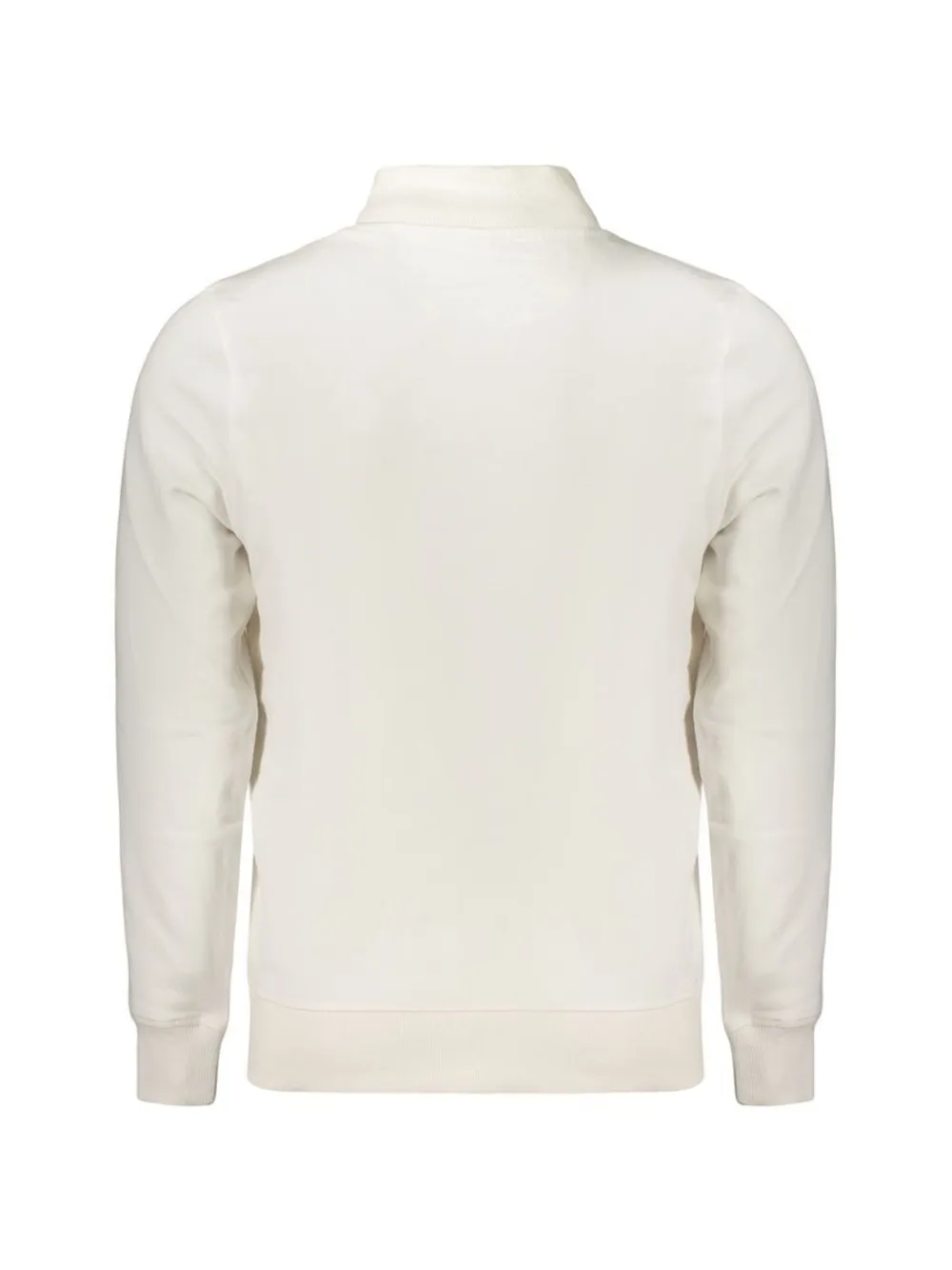 North Sails zip-up logo-patch sweater Beige