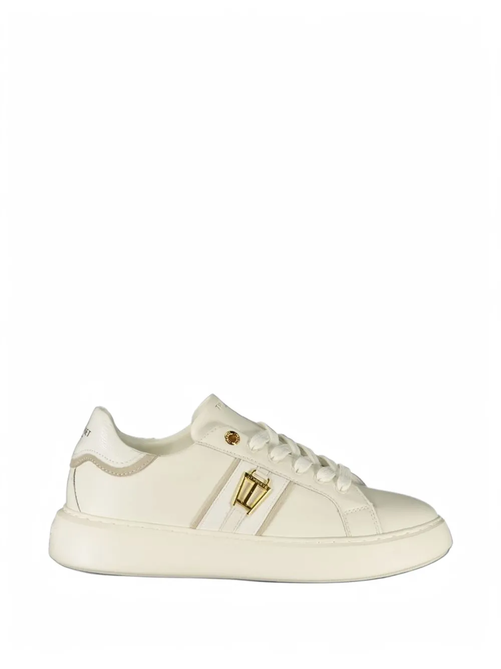 TWINSET logo-plaque platform sneakers - Nude