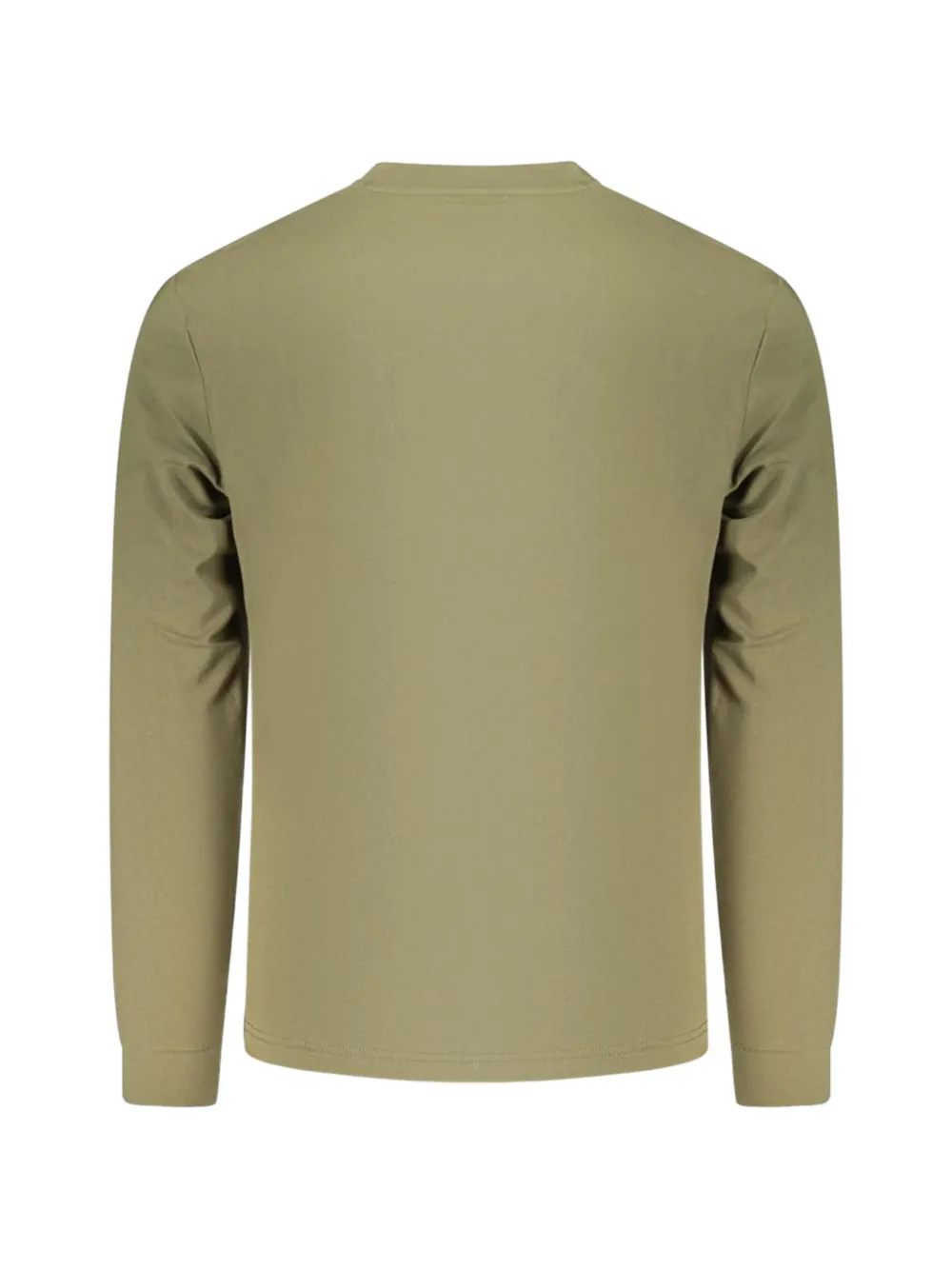 Napapijri logo-patch long-sleeve T-shirt Groen