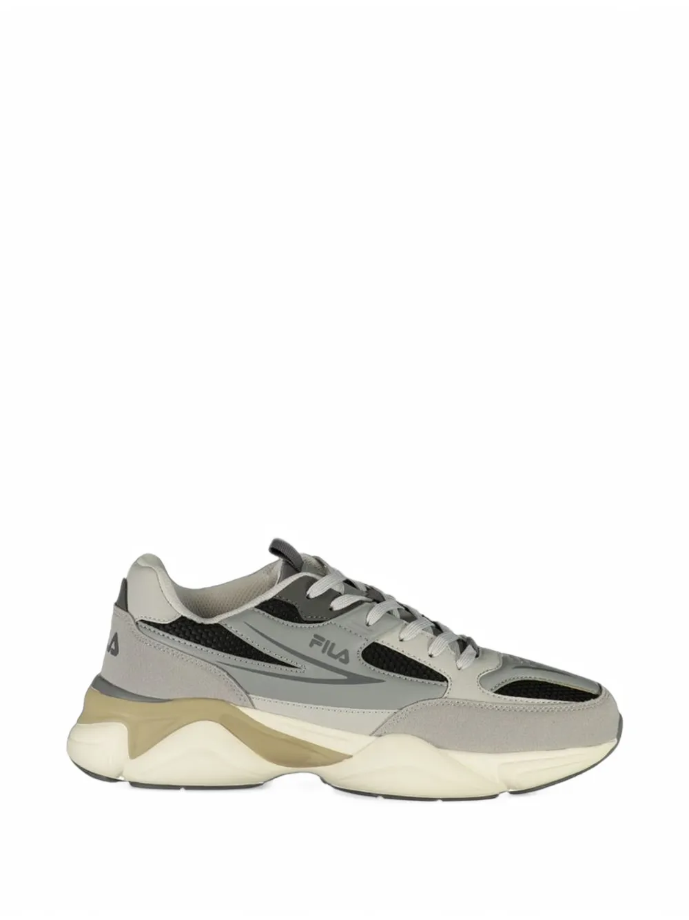 Fila Recade Panelled Chunky-sole Sneakers In Gray