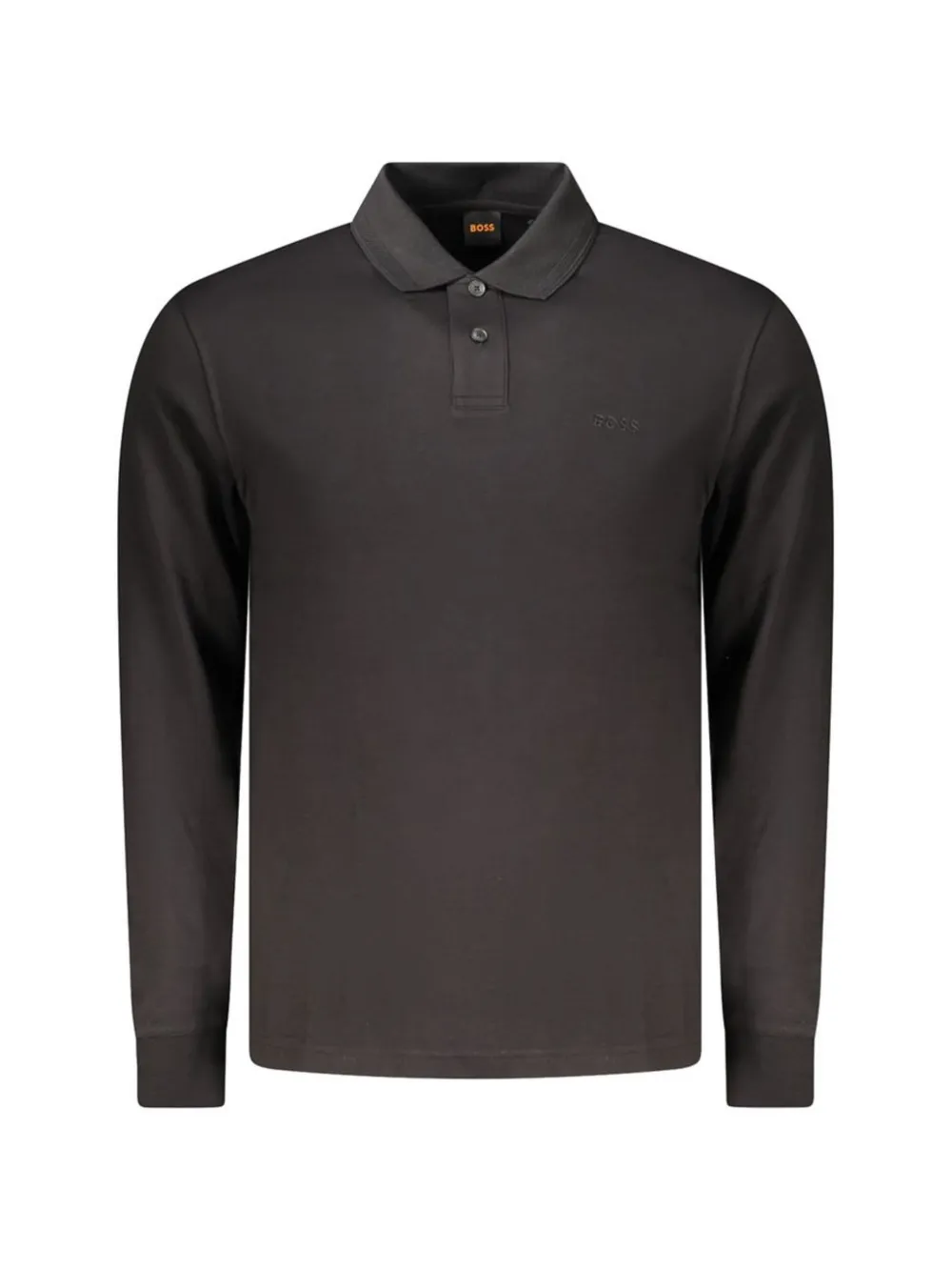 BOSS long-sleeved polo shirt - Schwarz