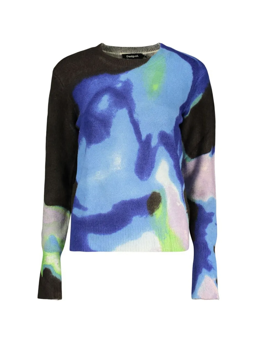 Desigual x M. C. Lacroix abstract-print sweater - Blau