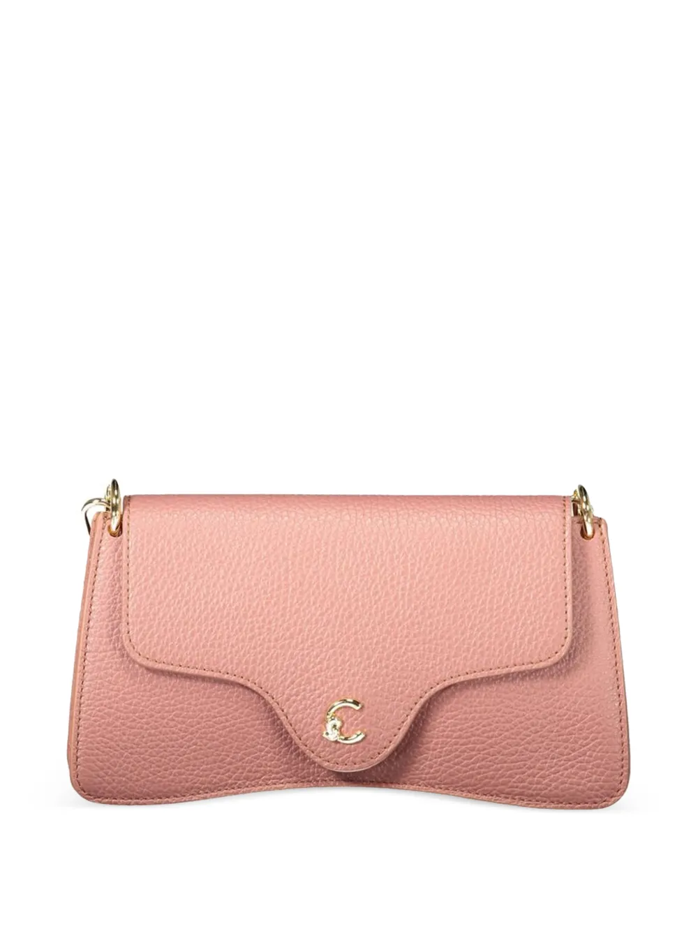 Coccinelle mini grainy leather shoulder bag - Rosa