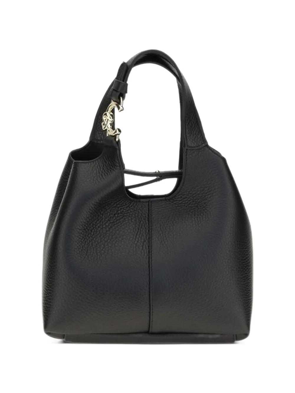 Coccinelle C-Easy grainy leather small tote bag - Nero