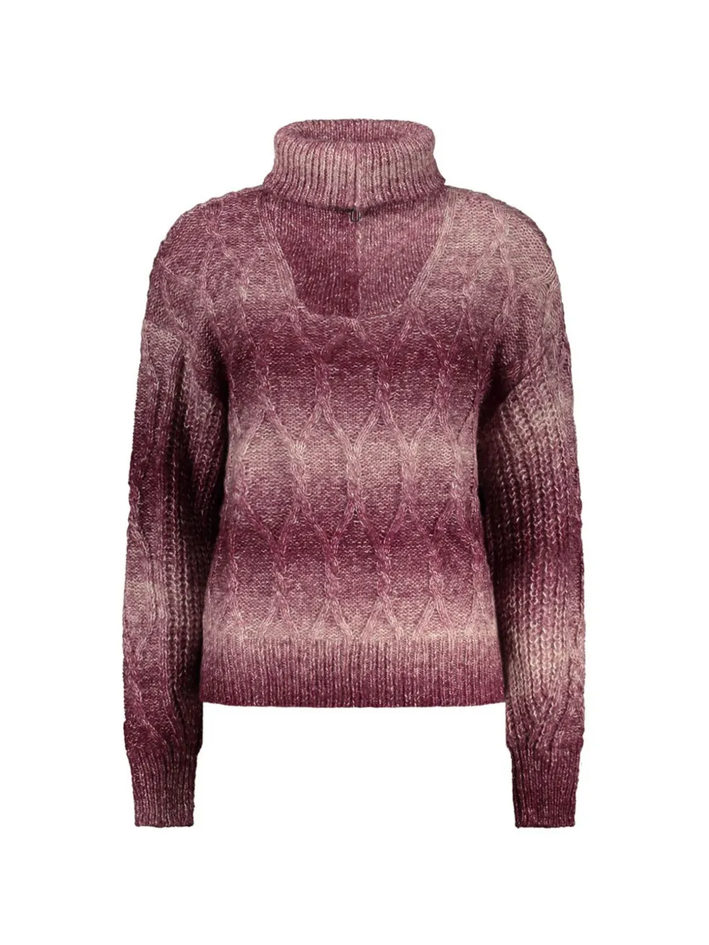 Desigual cable-knit Viola sweater - Violett