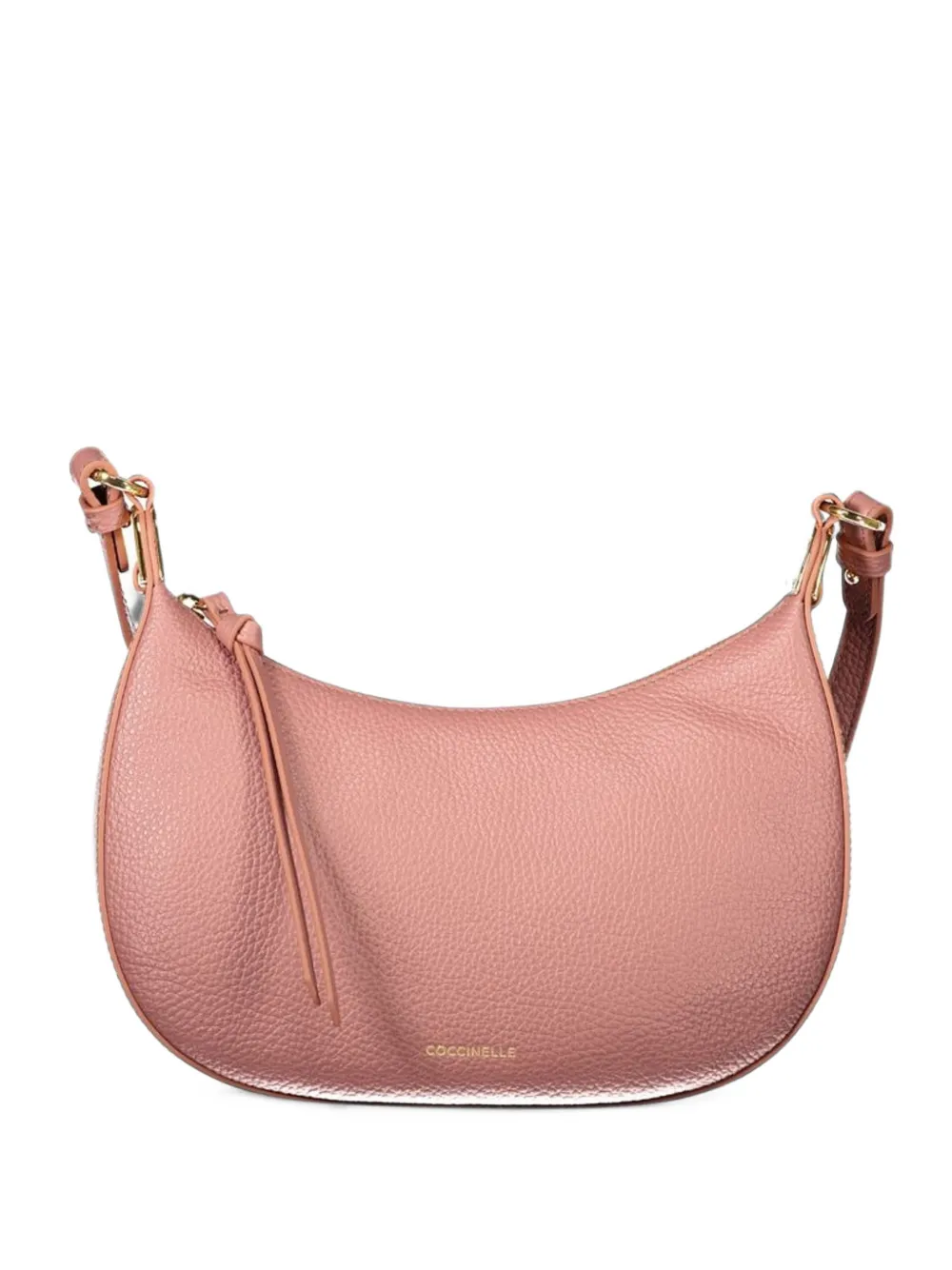 Coccinelle pebbled leather crossbody bag - Rosa