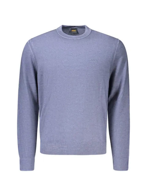 BOSS crew-neck wool sweater