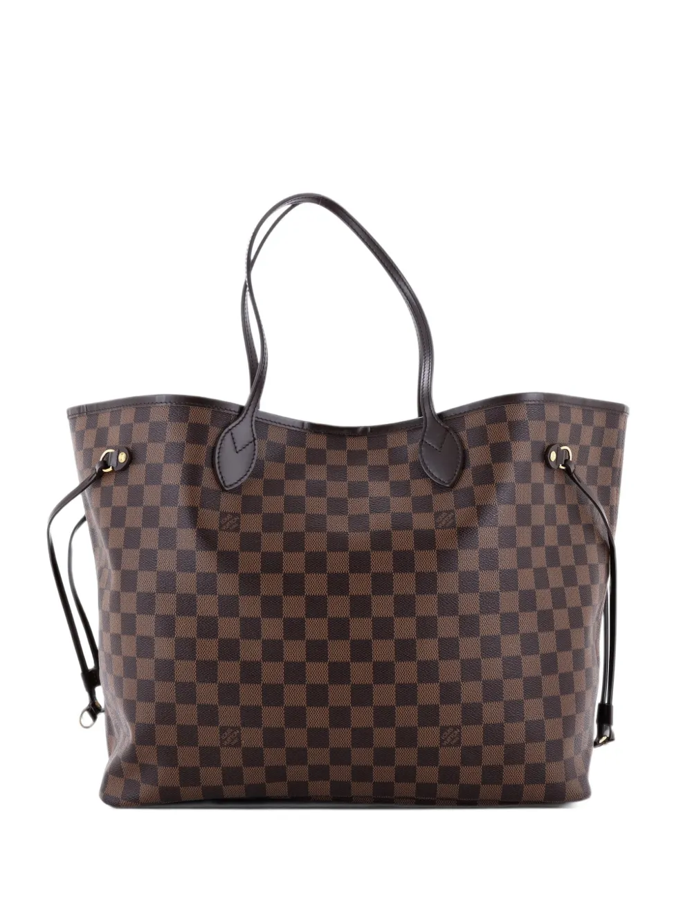 Louis Vuitton Pre-Owned Borsa tote Neverfull GM in tela Damier - Marrone